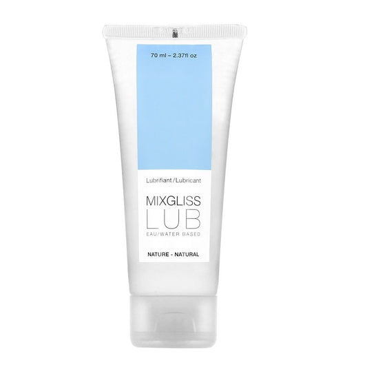 Mixgliss - Water Based Natural Lubricant 70ml, Odor or Taste Free, Made in EU, Mixgliss France