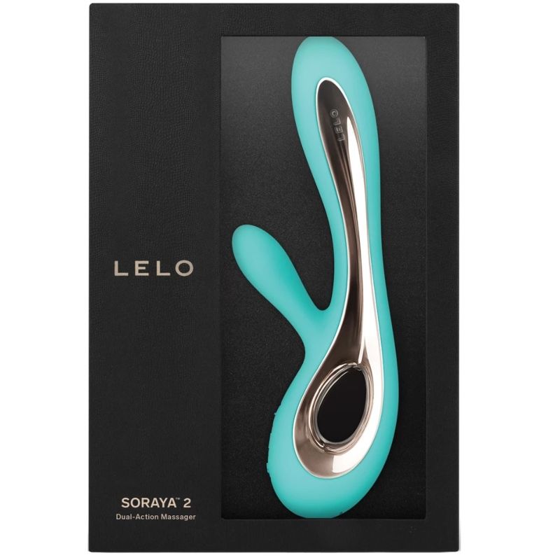 Lelo - Soraya 2 Aqua Vibrator, Double Action G Spot and Clitoris, Rechargeable, Waterproof, Dimensions: 220 x 85 x 44 mm, Insertable Length: 110 mm