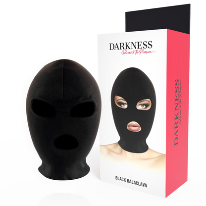 Darkness Bondage - BDSM Bondage Mask with Open Mouth and Eyes, Made of Premium Quality SPANDEX