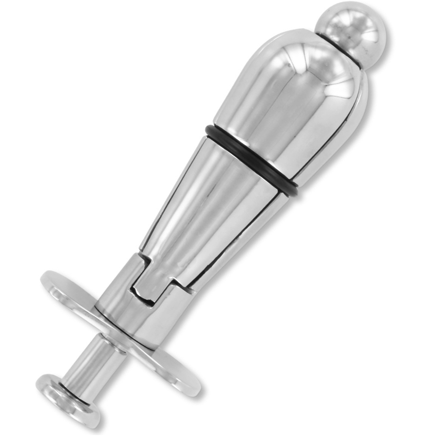 Metal Hard Anal Plug Metalico Con Bloqueo - Extreme Pleasure with Premium Stainless Steel Anal Plug, Metal Hard