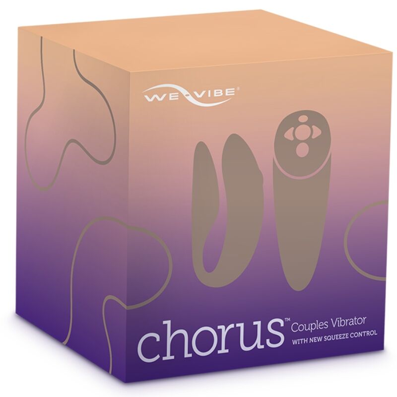 We-Vibe Chorus - Remote Control Couples Vibrator, Adjustable Adjustment, Powerful Vibrations, Waterproof - Purple