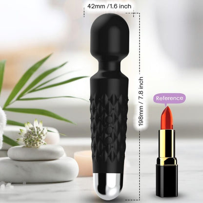 Armony Massagers- Postman Masager & Vibrator Cap Super Flexibil Negru