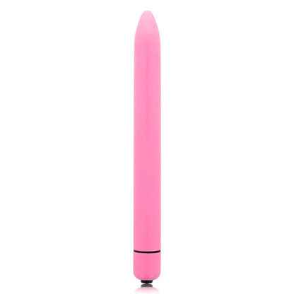 Glossy - Slim Deep Rose Vibrator, RPM: 17,500, 1 Speed, Water Resistant, Dimensions: 165 x 18 mm