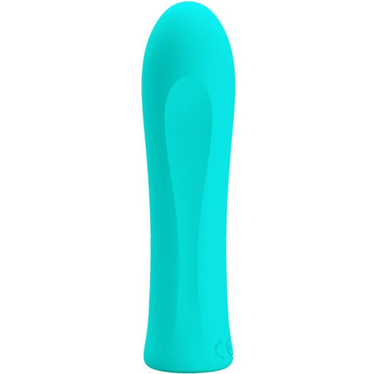 Pretty Love Flirtation- Alfreda Super Power Vibrator Aqua Green