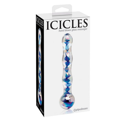 Icicles- Numărul 8 Masaj De Sticlă Suflată Manual