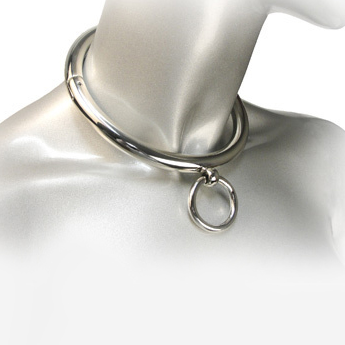 Metal Hard - 18 cm Diameter Hard Steel Slave Collar