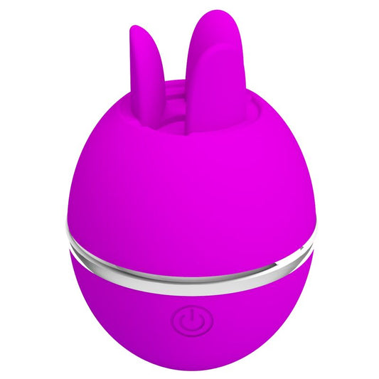 Pretty Love Flirtation- Gemini Minge Violet Rotund Silicon Vibrator