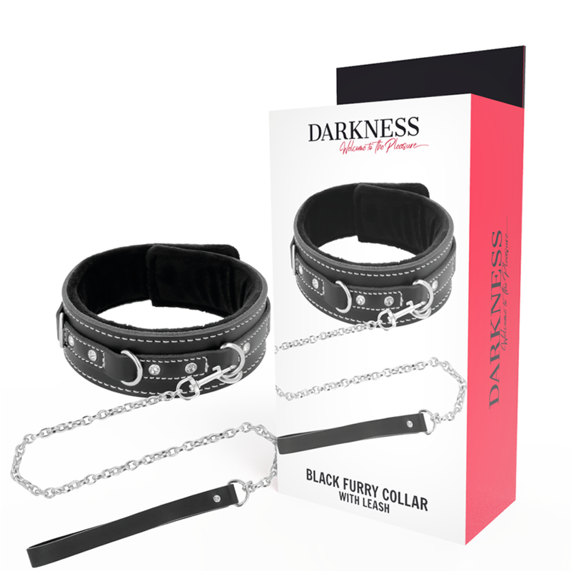 Darkness Bondage - High Quality Leather BDSM Leash Necklace