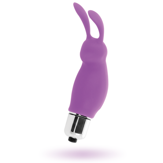 Intense Fun - Roger Rabbit Stimulator with Vibrations, Purple, 1 Speed, 9 cm