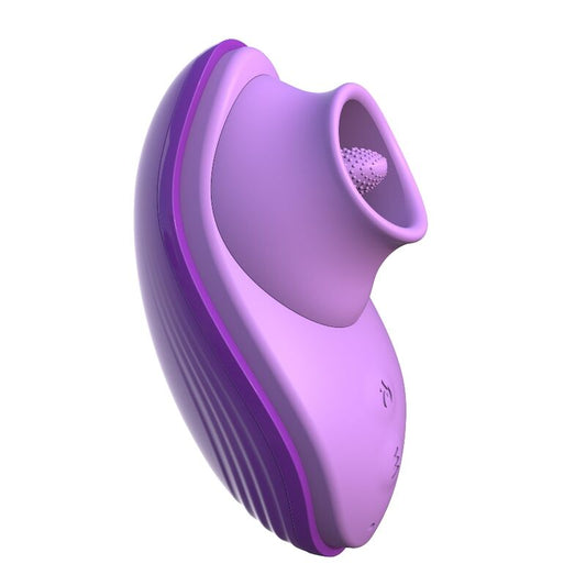 Fantasy For Her - Her Fun Silicone Tongue Purple with Vibrations and Heat