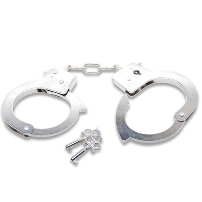 Fetish Fantasy Official Nickel Plated Steel Handcuffs for Naughty Cop Roles