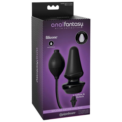 Anal Fantasy Elite Collection - Silicone Inflatable Butt Plug, Ergonomic Shape, Hands-Free, Optimal Size