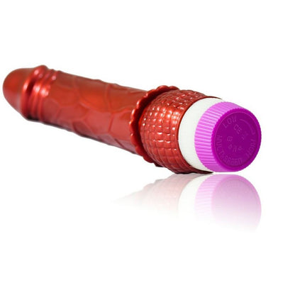 Baile Vibrator Linex Red - Penis Vibrator with Soft Gelatin, Adjustable