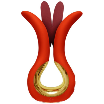 G-Vibe-Vibe   Gvibe Maxi Vibrator With Two Flexible Tips Coral