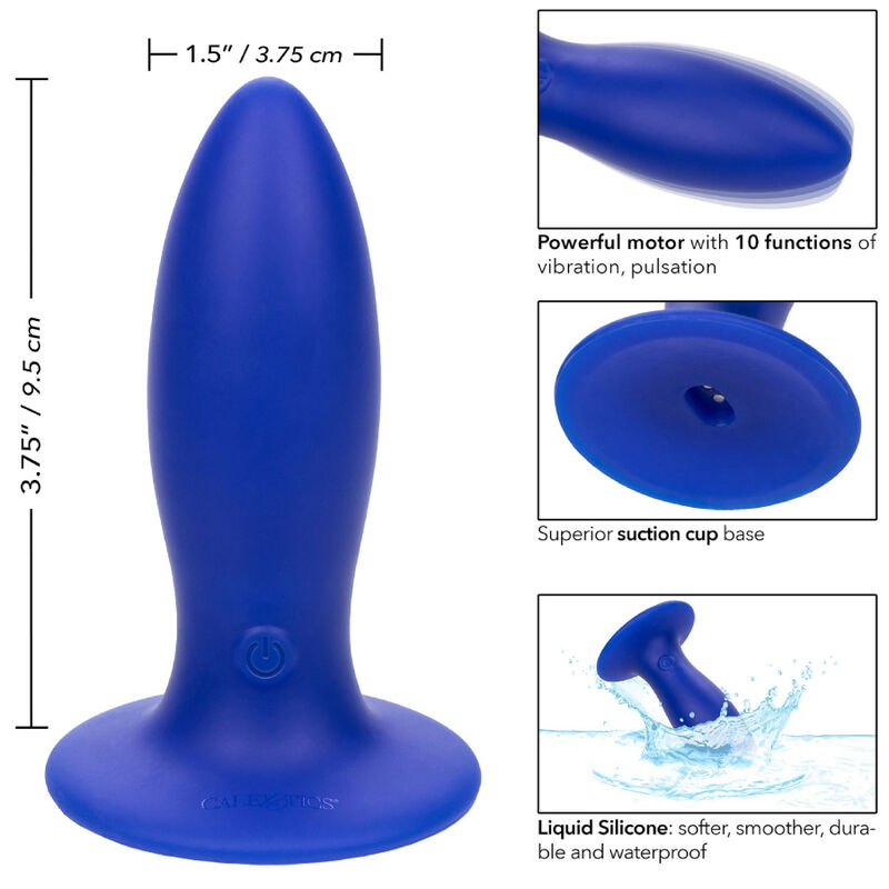 Calexotics- Admiral Torpedo Anal Plug Vibrator Albastru