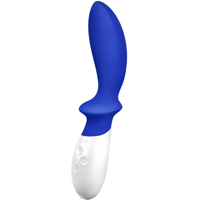 Lelo Loki Blue - Rechargeable Prostate Vibrator, Body Safe Silicone, 196.2 x 42 x 58 mm, 6 Settings