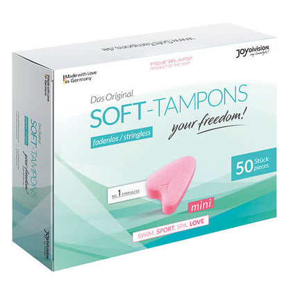 Joydivision Soft-Tampon - Mini Original Soft Tampons, 50 Units, Made in Germany