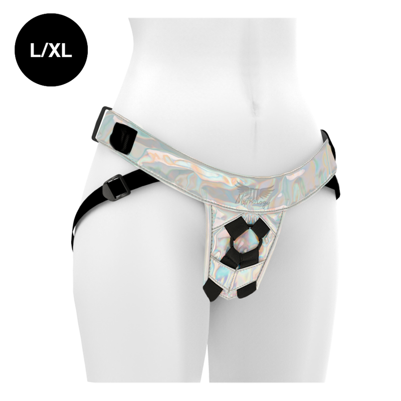 Mythology Fantasy Harness - Iridescent L/XL - Adjustable Dildo Harness, Vegan