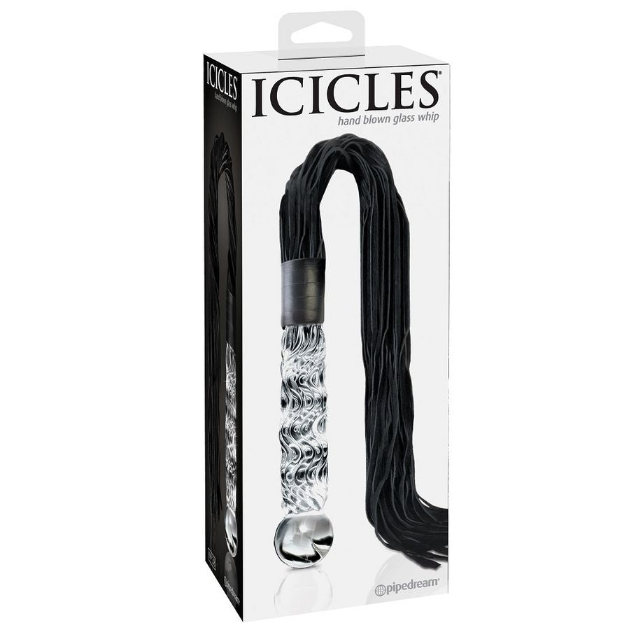 Icicles- Numărul 38 Masaj Din Sticlă Suflată Manual