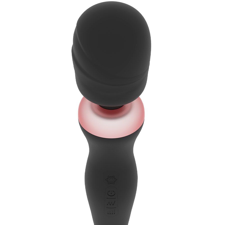 Rithual - Akasha Wand Rechargeable 2.0 Black, Flexible External Massager with 20 Vibration Modes, Waterproof, Dimensions: N/A