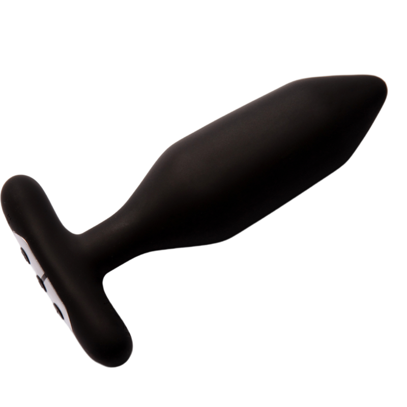 Je Joue - Onyx Anal Plug Vibrator Black, Weighted Fulfillment Experience, Dimensions: 117mm x 62.5mm x 30.5mm, Weight: 84.1g