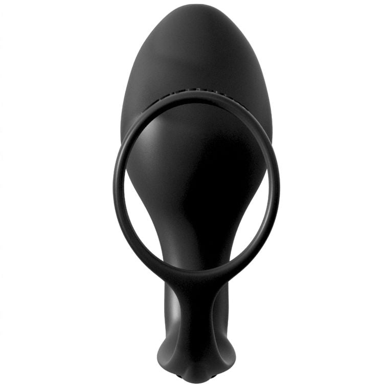 Anal Fantasy Series - Anal Fantasy Collection - Ass-Gasm Cockring Advanced Anal Plug - 4cm Length and 1.6cm Diameter (plug), 1.6cm Diameter (ring)