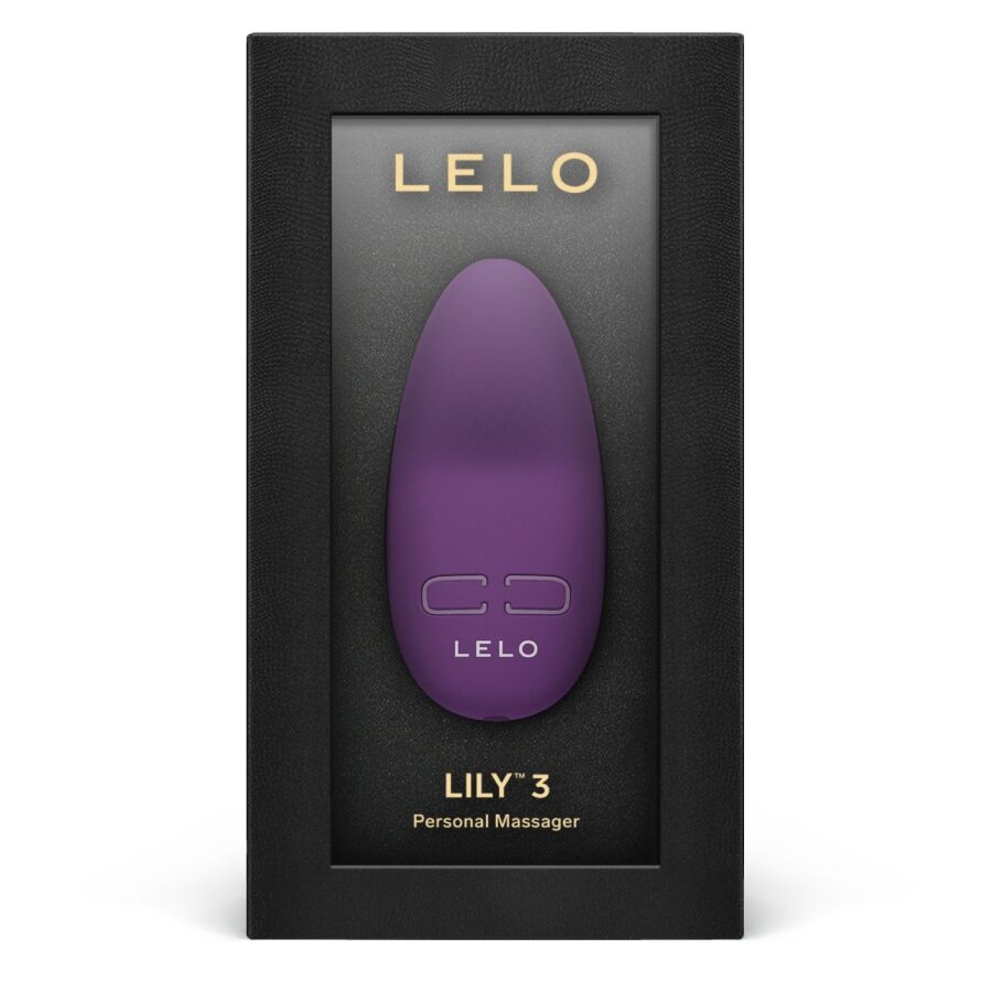 Lelo Lily 3 Personal Massager - Closed Plum, Rechargeable, 10 Powerful Settings, Water Resistant