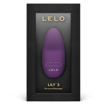 Lelo Lily 3 Personal Massager - Closed Plum, Rechargeable, 10 Powerful Settings, Water Resistant