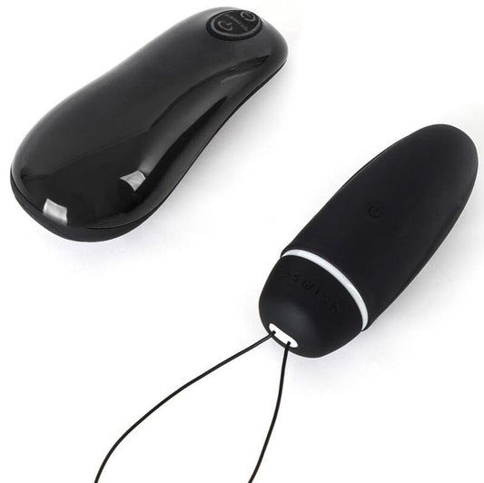 B Swish - Bnaughty Deluxe Unleashed Black, Wireless Bullet, 6 Functions, Water Resistant