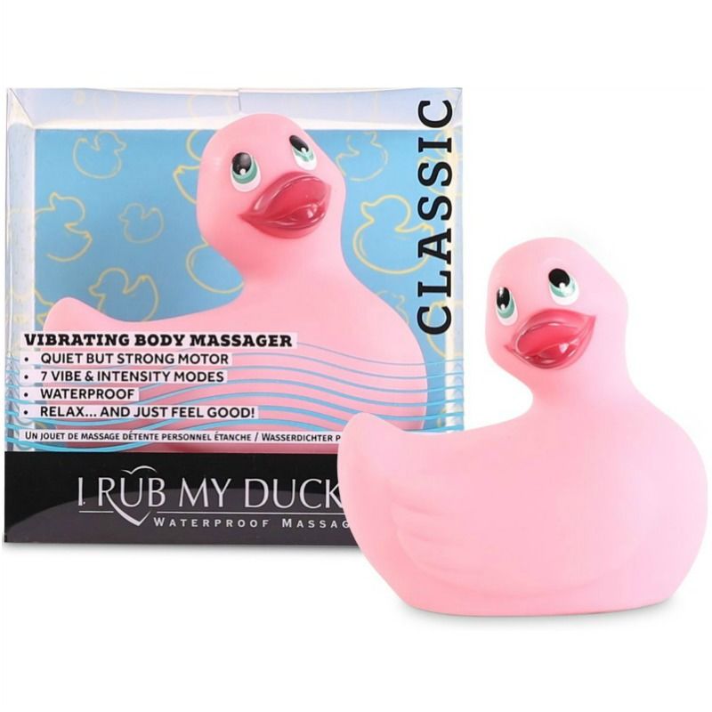 Big Teaze Toys-Big Tease Toys I Rub My Duckie Classic Rață Vibratoare Roz