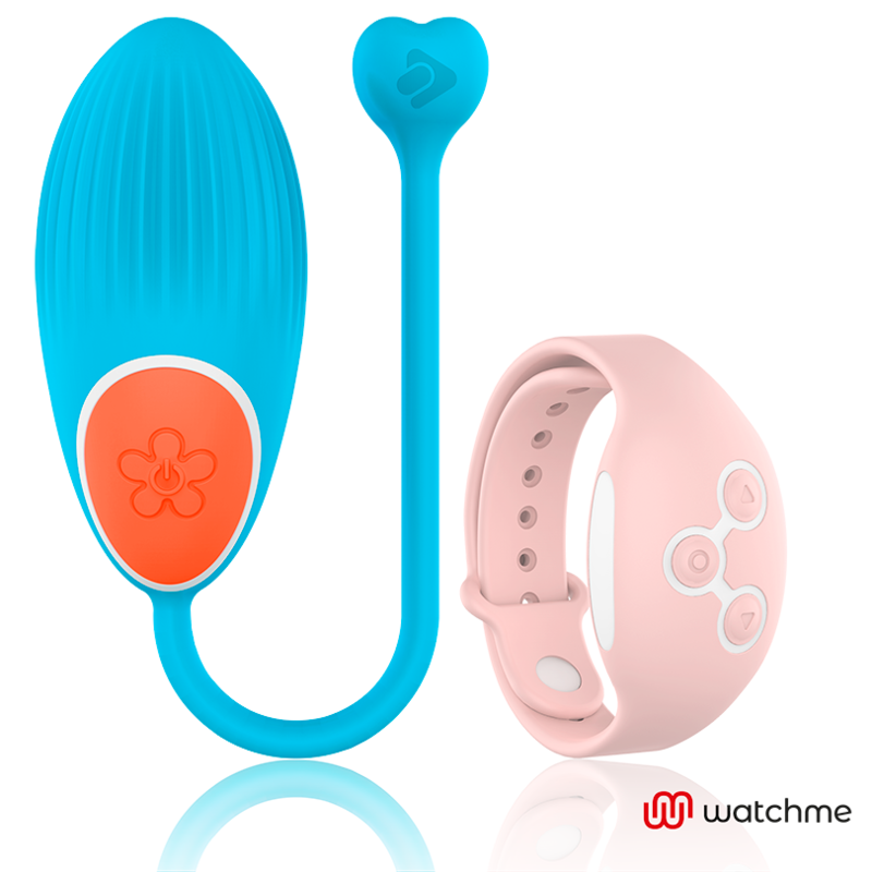 Wearwatch - Egg Blue / Pink Remote Control, Vibrator With Medical Silicone, Water Resistant