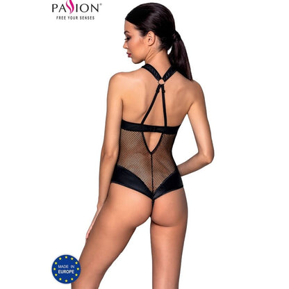 Passion Woman Teddies - Body Amanda Organic Leather L/XL