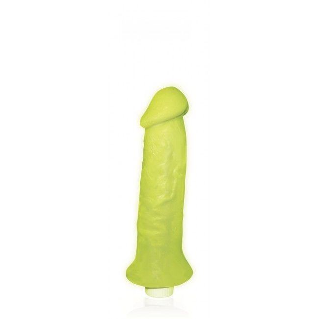 Clona-Willy-Clonator De Penis Verde Luminescent Cu Vibrator