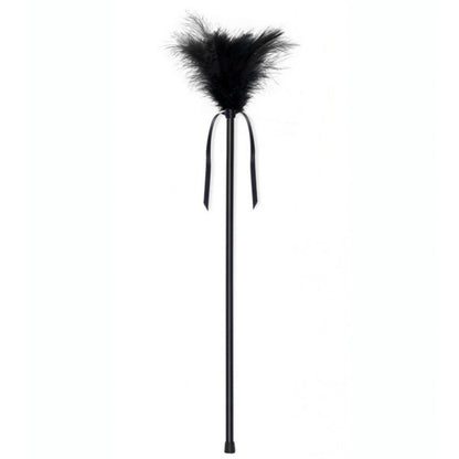 Secretplay 100% Fetish - Black Feathers for Erotic Massage, 40 cm, 20 Feathers