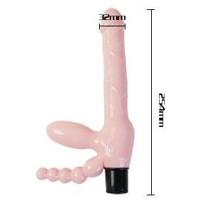 Baile Vibrators-  Ham Cu Vibrații Și Stimulare Anală 25.4Cm