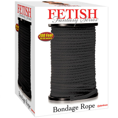 Fetish Fantasy Series- Frânghie Bondage Negru 60.96 Metri