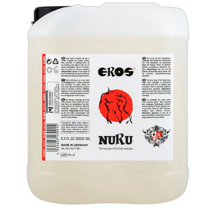 Eros Classic Line - Sensual Nuru Massage Gel with Seaweed, Silicone Free, 5000 ml