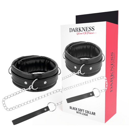 Darkness Bondage - Soft Leather BDSM Chain Necklace