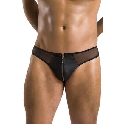 Passion Men - Brief Timmy Black L/XL - Material Polyurethane 60%, Polyester 40% - Made in Poland, Oeko-Tex Certified