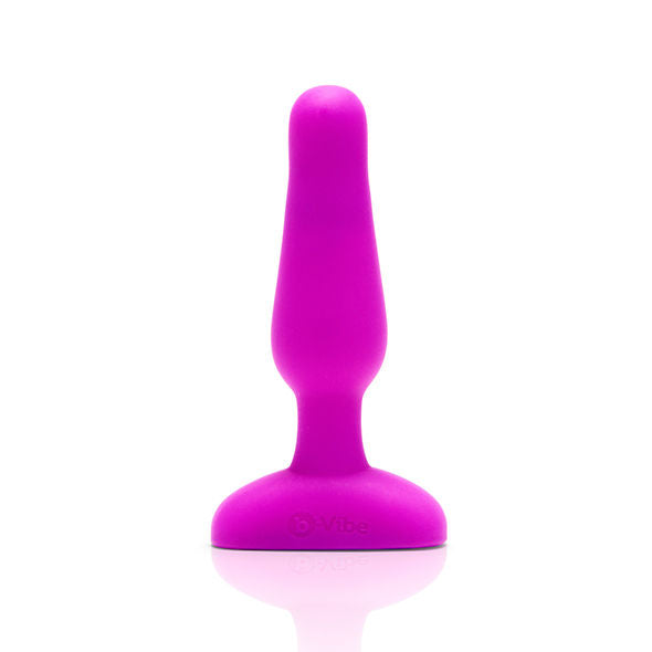 B-Vibe - Novice Anal Plug with Remote Control, Vibration and Anal Play, Premium Silicone, Water Resistant