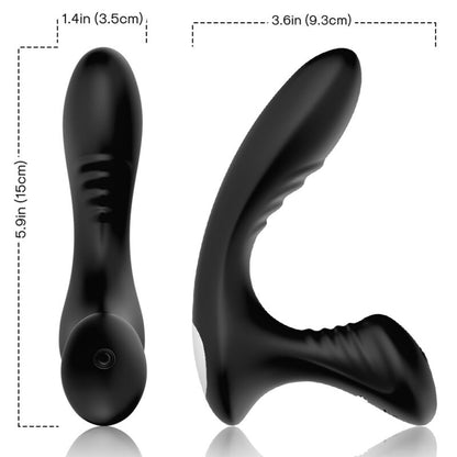 Armony Anal- Storm Vibrator Anal Prostata & Plug Telecomanda Negru