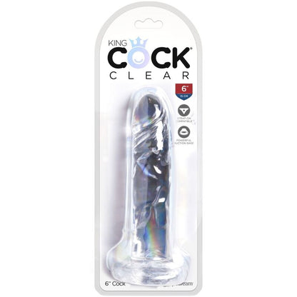 King Cock- Penis Realist Transparent 15,5 Cm Transparent