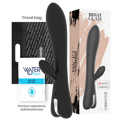 Brilly Glam - Watchme Erik Vibrator with 10 Vibration Programs, Water Resistant, and Compatible with Watchme Wireless Technology