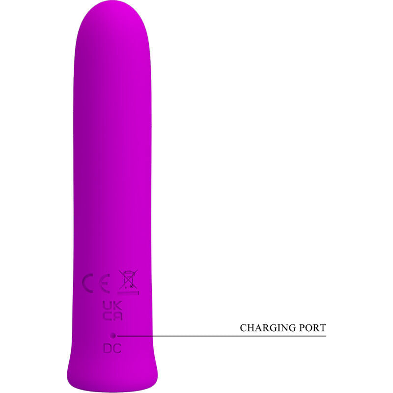 Pretty Love Flirtation- Curtis Mini Super Power Vibrator 12 Violet Silicon Vibrații