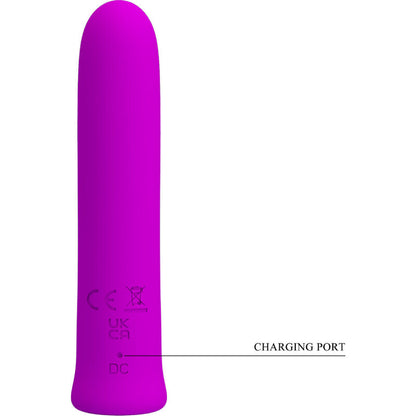 Pretty Love Flirtation- Curtis Mini Super Power Vibrator 12 Violet Silicon Vibrații