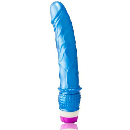 Baile Vibrators - Waves of Pleasure Blue Vibrator, Size: 23 cm x 4 cm, Material: PVC, Multi-Speed ​​Vibration