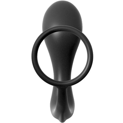 Anal Fantasy Series - Anal Fantasy Collection - Ass-Gasm Cockring Advanced Anal Plug - 4cm Length and 1.6cm Diameter (plug), 1.6cm Diameter (ring)