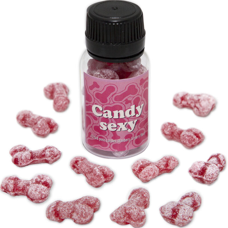 Diablo Picante - Jar Of 12 Strawberry And Cherry Aphrodisiac Gummies - Exciting Gift For Special Occasions