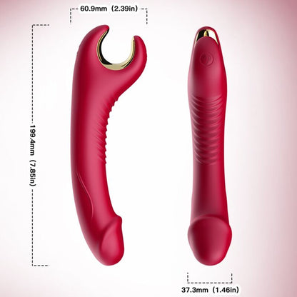 Armony Vibrators- Vibrator Dildo Prinț & Rotator Roșu