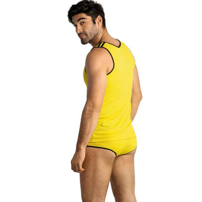 Anais Men - Top TOKIO Yellow Sleeveless L